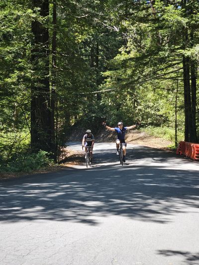 Sam is in his element. Noah is riding up a mountain after several years of living in Indiana.