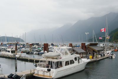 Horsehoe Bay in the fog