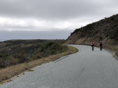 Fun winding roads on the descent